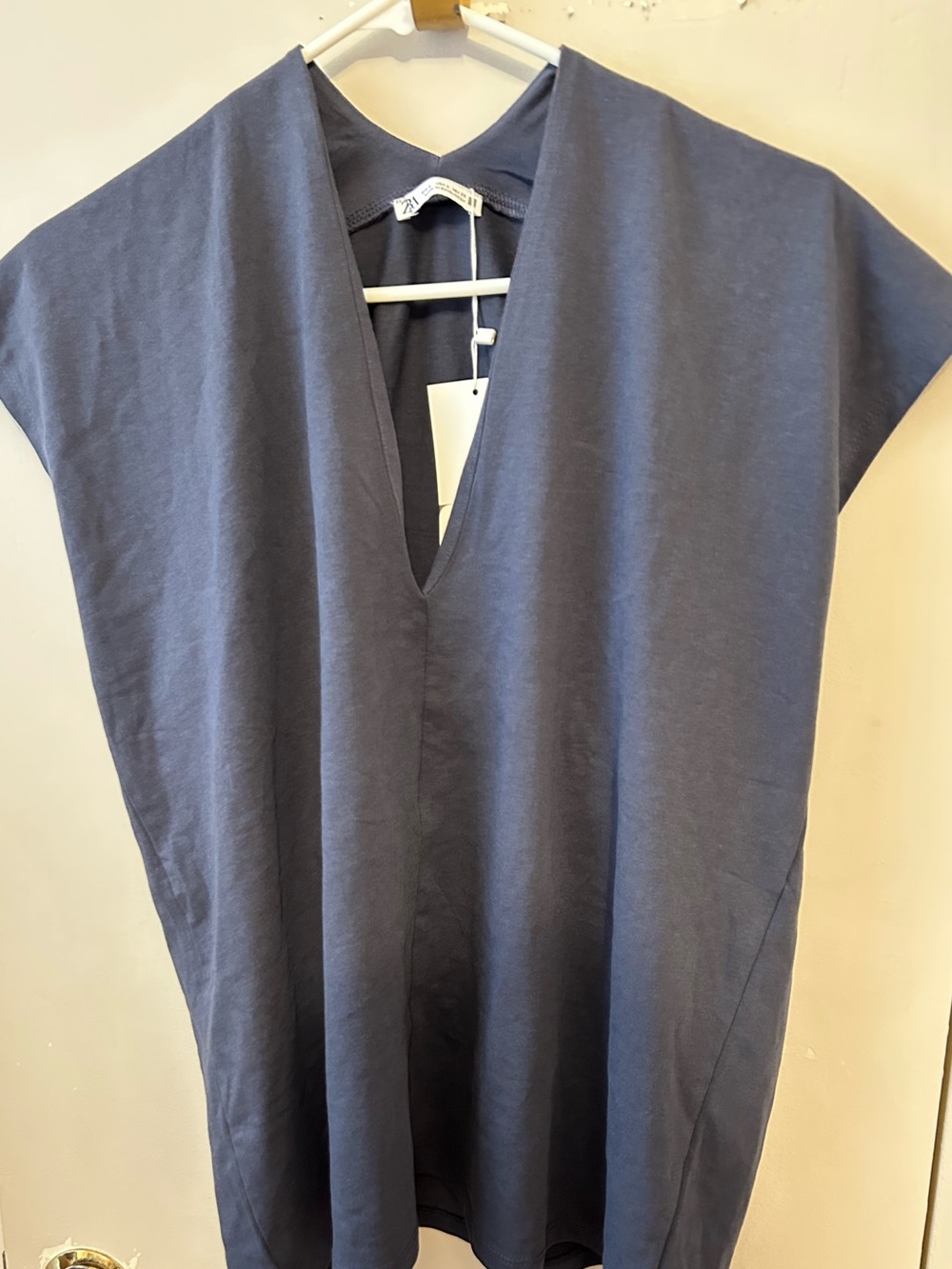 ZARA V-Neck Tunic Top